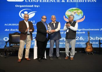 The Indian Agri Inputs Industry honours Mr. Pradip Dave with “The Guiding Legend Award” at the PMFAI-SML Annual Agchem Awards 2026.